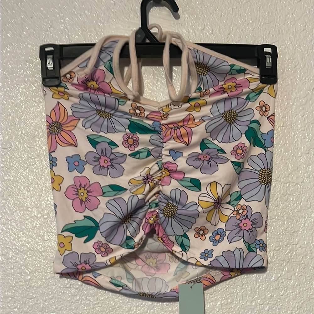 NWT Floral Halter Top - Multicolor